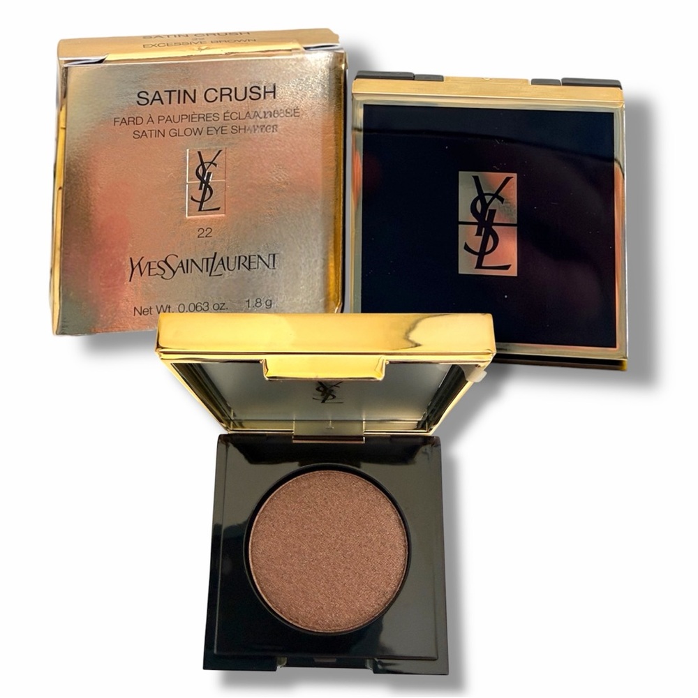 Yves Saint Laurent Satin Crush Eye Shadow Excessive Brown 22 J71E